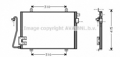 AVA QUALITY COOLING rt5232 -  Конденсатор, кондиционер